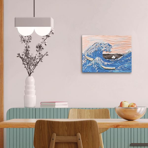 OKTO Sensory Art об'ємна картина Велика хвиля в Канагава 10004 фото
