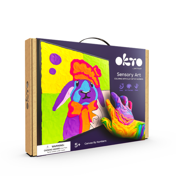 OKTO Sensory Art Набір для створення об’ємної картини по номерах Заєць 20004 фото
