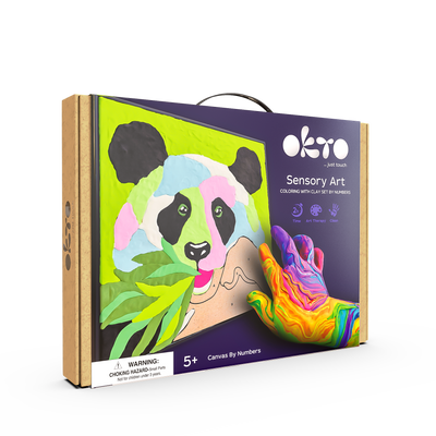 OKTO Sensory Art Набір для створення об’ємної картини по номерах Панда 20000 фото