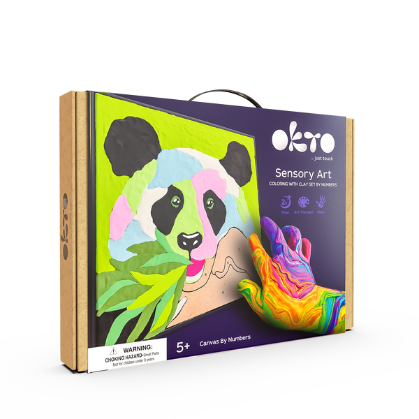 OKTO Sensory Art Набір для створення об’ємної картини по номерах Панда 20000 фото